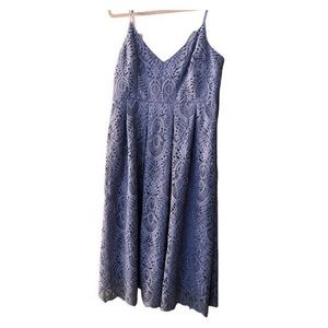 Gianni Bini Abigail Lace Midi Dress Lilac